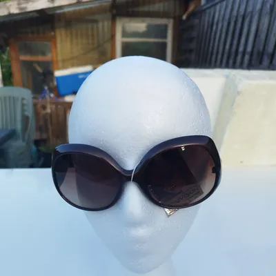 Lunettes de soleil femme marron style années 70 